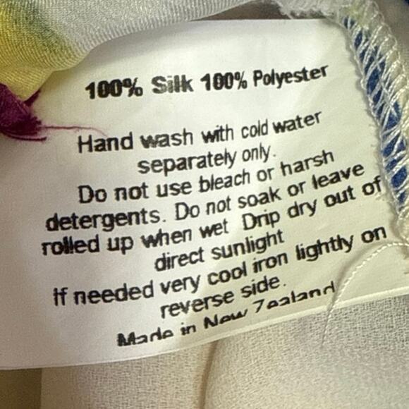 David Pond Multicolor Silk Polka Dots Retro Embellished Tank Blouse Top Size 8 - Picture 5 of 5